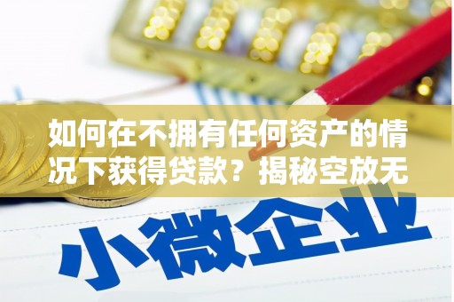 杨梅如何在不拥有任何资产的情况下获得贷款？揭秘空放无抵押贷款的真相