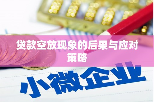 濠江贷款空放现象的后果与应对策略