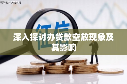 武侯深入探讨办贷款空放现象及其影响