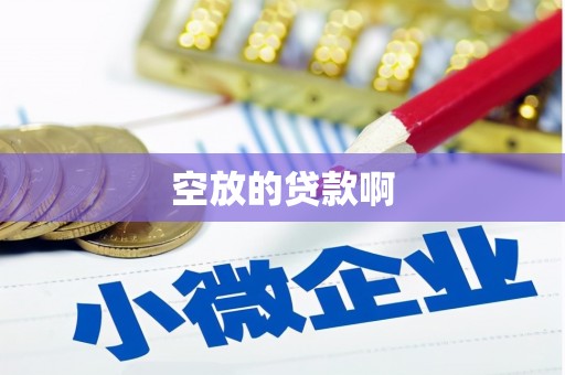 海盐空放的贷款啊