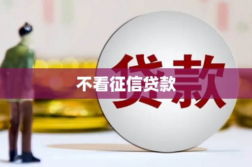 淮滨不看征信贷款